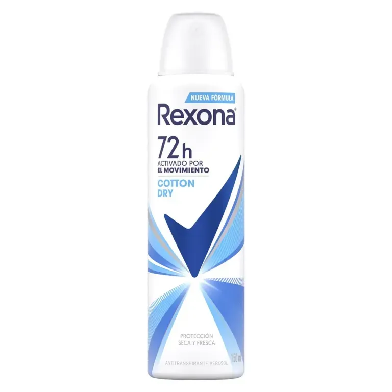 REXONA DESODORANTE COTTON DRY 72H SPX150ML MUJER