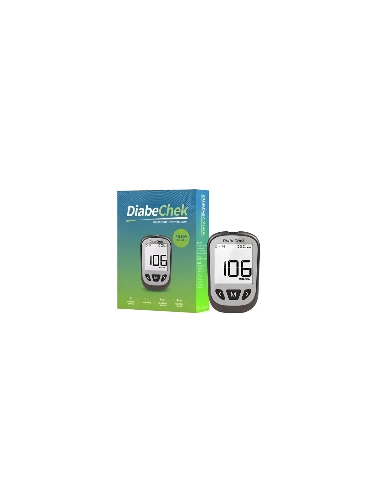 GLUCOMETRO DIABECHEK + 25 TIRAS DE GLICEMIA