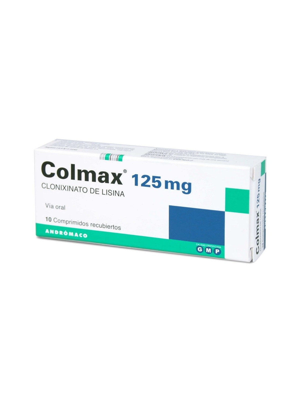 COLMAX 125mg X10COM. RECUBIERTOS
