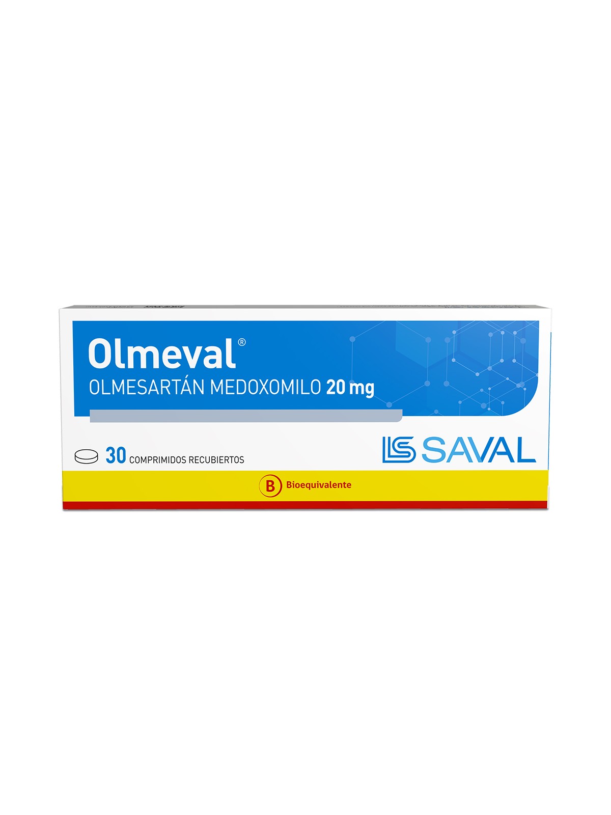 OLMEVAL D 40MG/12,5MG  X 30 COM REC