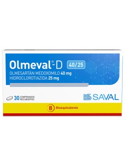 OLMEVAL D 40MG/25MG  X 30 COM REC