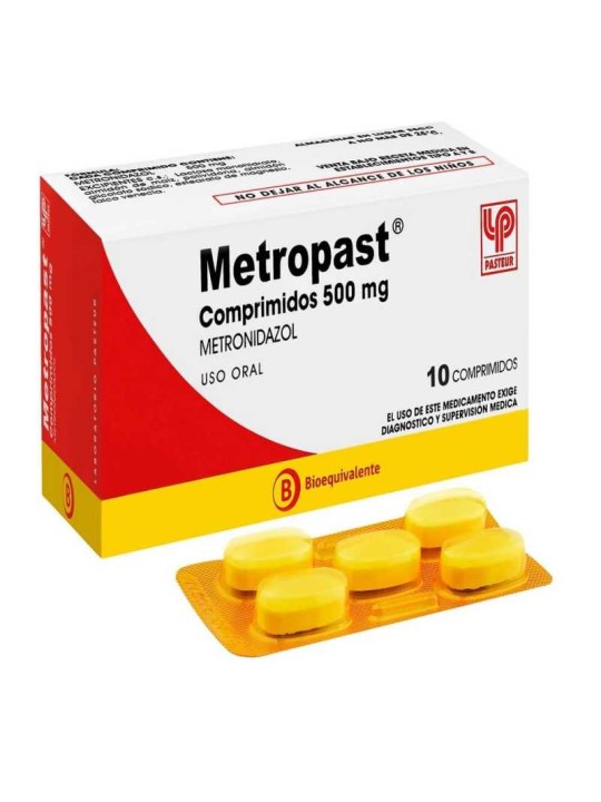 METROPAST 500mg X10COM.