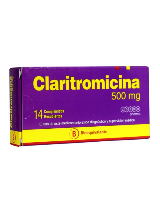 CLARITROMICINA  500mg X14COM.