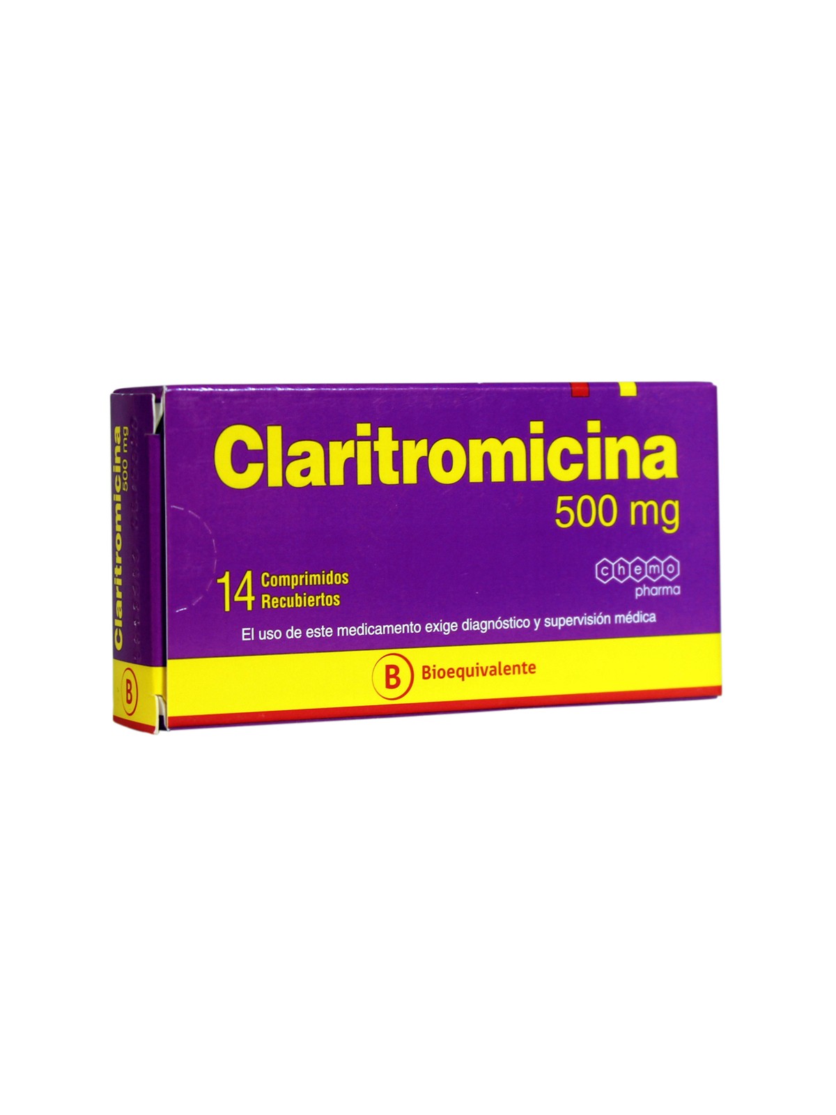 CLARITROMICINA  500mg X14COM.