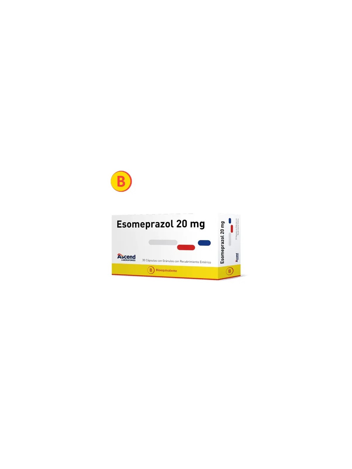 ESOMEPRAZOL 20 MG X 30 CAPSULAS