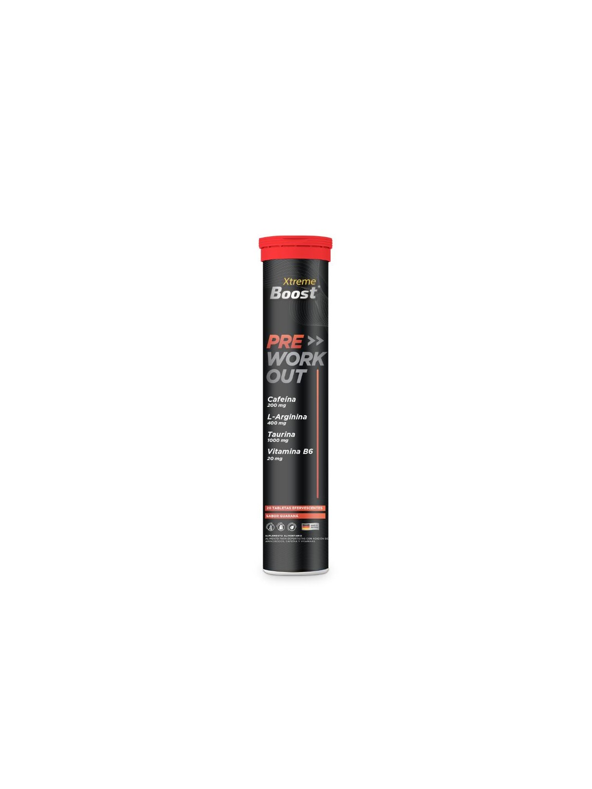  XTREME BOOST PRE WORK OUT TAB EFE GUARANA X 20 UND