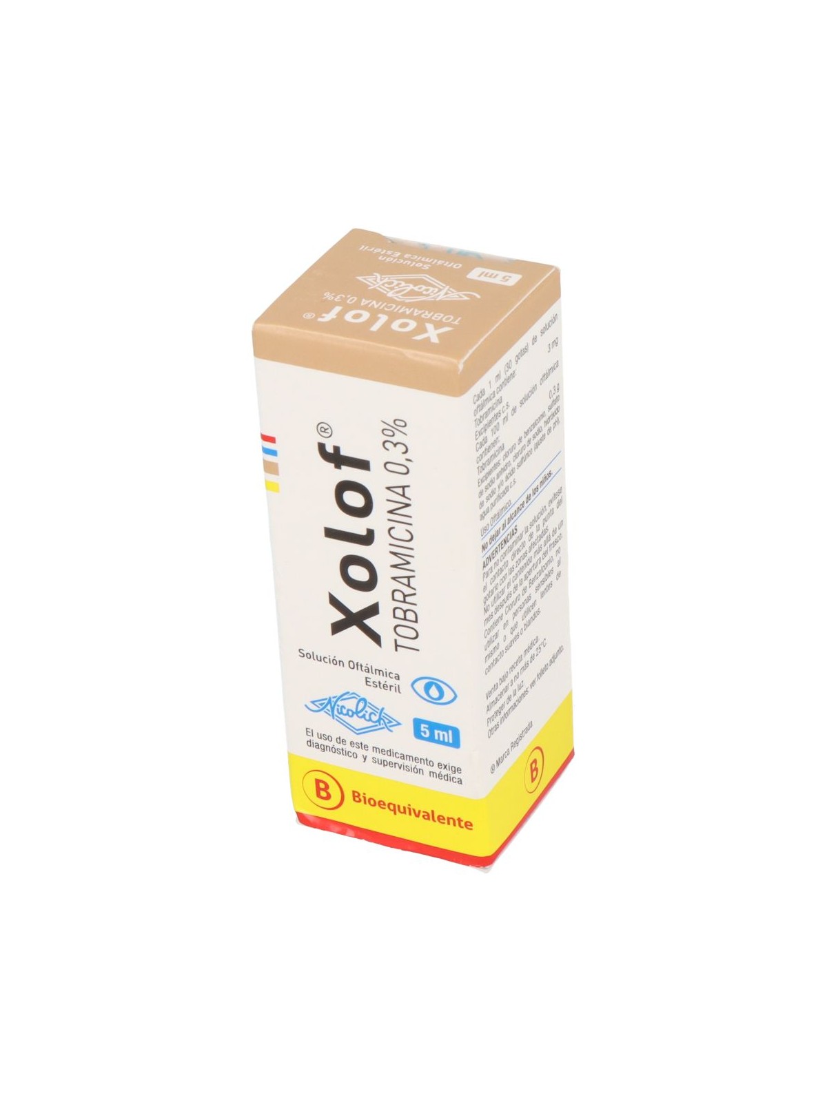 CENABAST XOLOF 0.3% SOLUCION OFTALMICA X 5ML