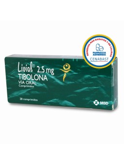 CENABAST LIVIAL 2,5 MG X 28 COMPRIMIDOS