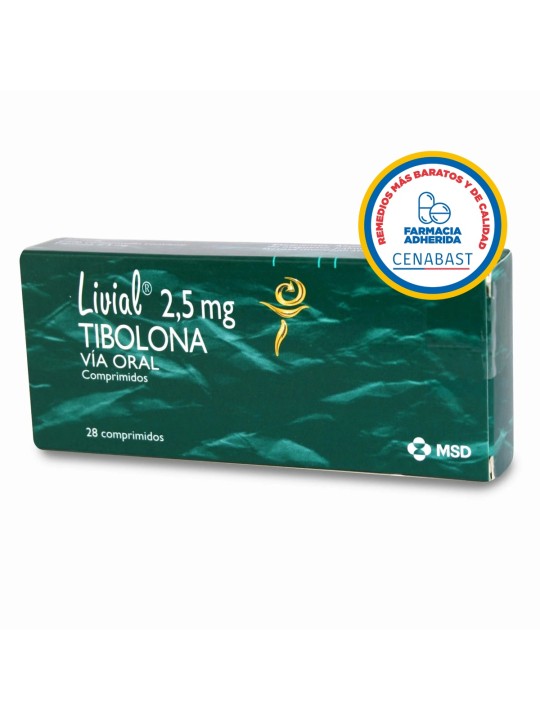 CENABAST LIVIAL 2,5 MG X 28 COMPRIMIDOS