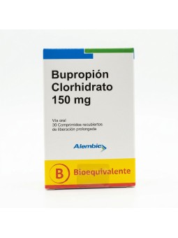 CENABAST BUPROPION CLORHIDRATO 150MG X 30 COMPRIMIDOS LIBERACION PROLONGADA