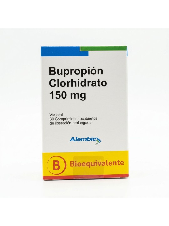 CENABAST BUPROPION CLORHIDRATO 150MG X 30 COMPRIMIDOS LIBERACION PROLONGADA