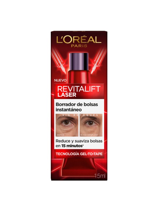 LOREAL REVITALIFT LASER BORRADOR OJERAS X 15ML