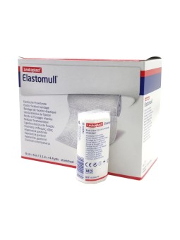 CAJA VENDA DE GASA ELASTOMULL 8CM X 4M