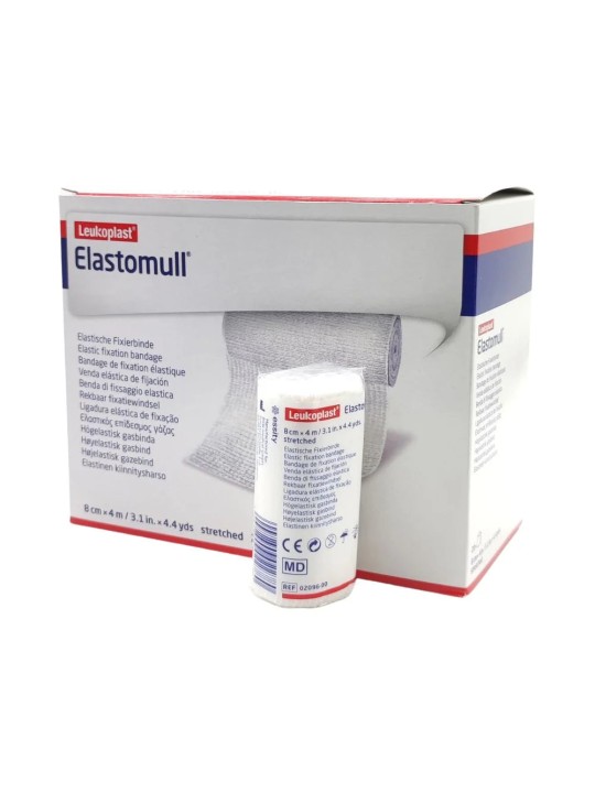 CAJA VENDA DE GASA ELASTOMULL 8CM X 4M