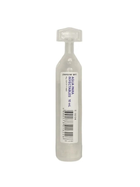 AGUA INYECTABLES 10ml X 50 AMPOLLAS