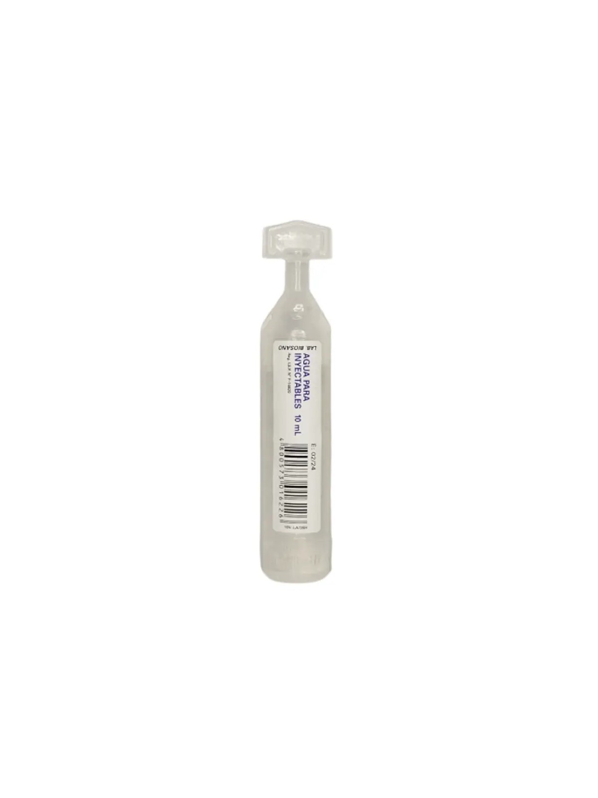 AGUA INYECTABLES 10ml X 50 AMPOLLAS
