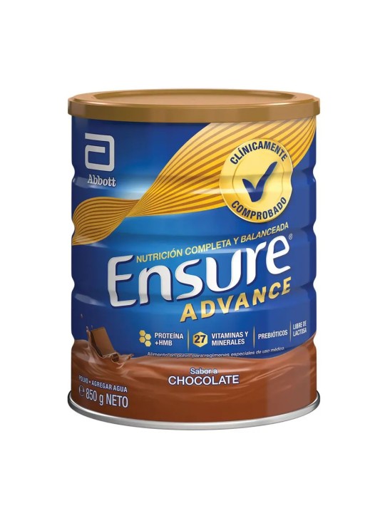 ENSURE ADVANCE CHOCOLATE X 850 GRAMOS