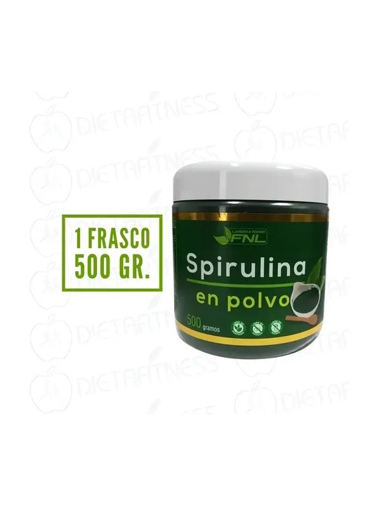 FNL SPIRULINA POLVO X 500 GRAMOS