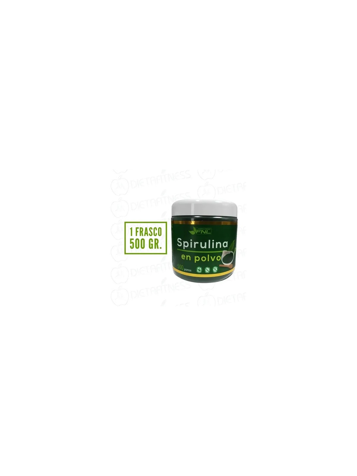 FNL SPIRULINA POLVO X 500 GRAMOS