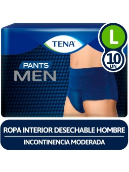 TENA PANTS MEN TALLA G X 10 UNI