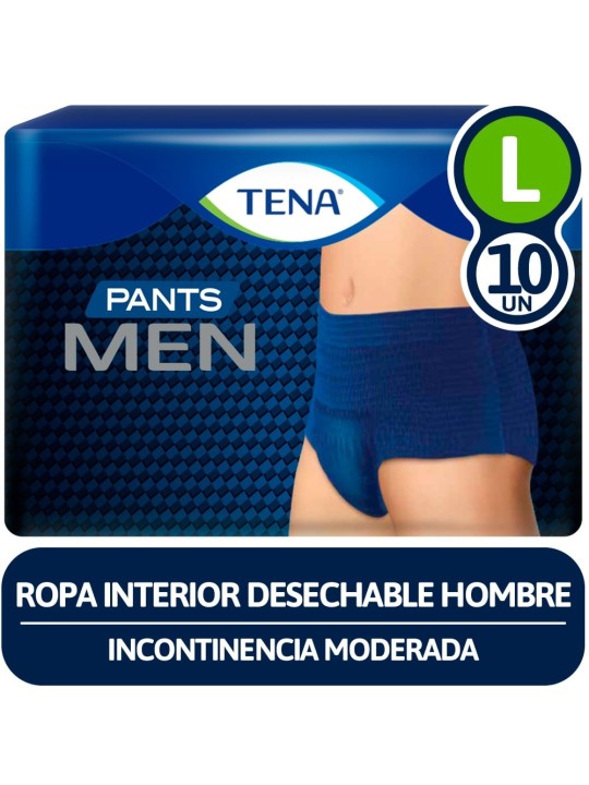 TENA PANTS MEN TALLA G X 10 UNI