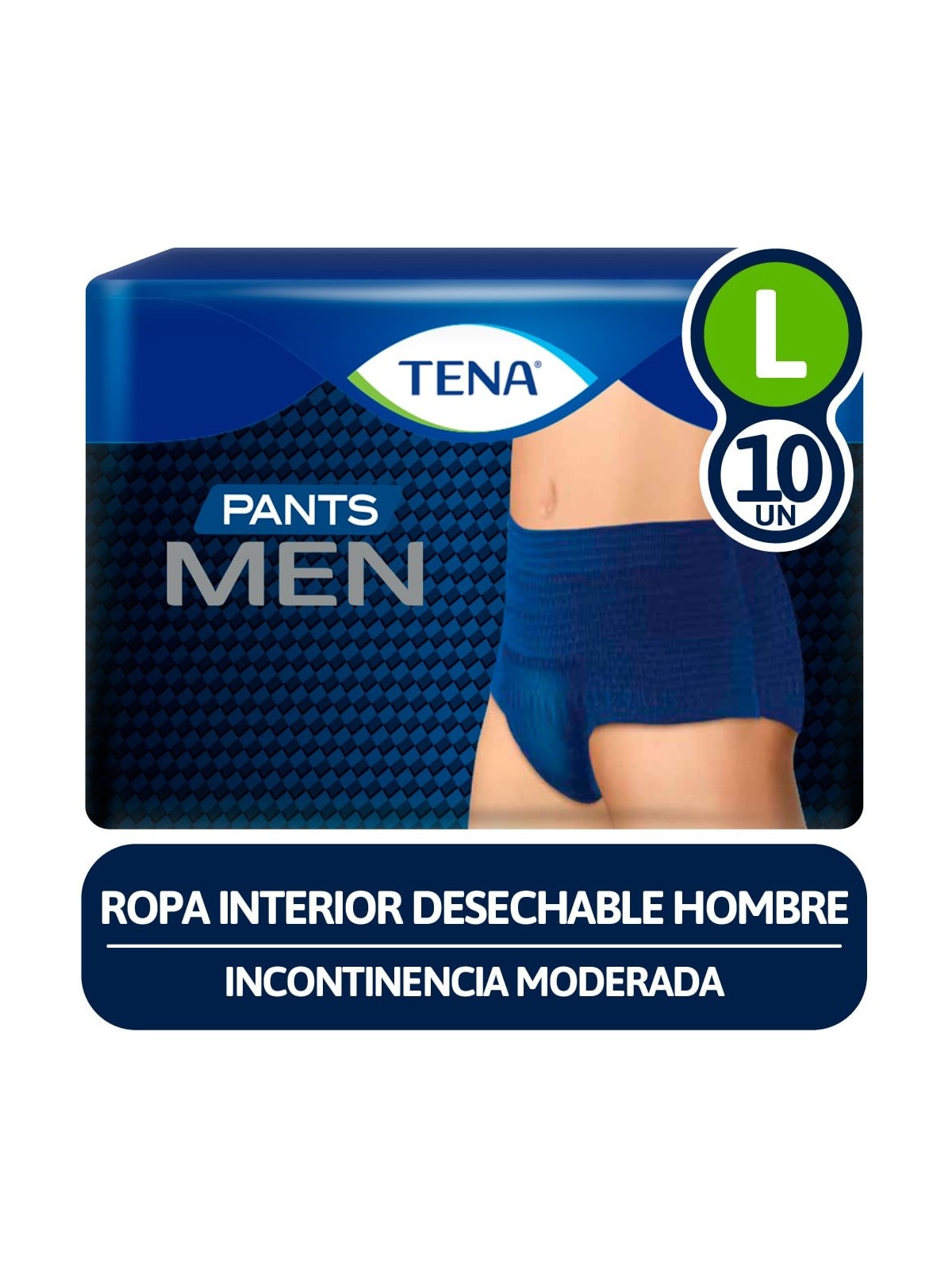 TENA PANTS MEN TALLA G X 10 UNI