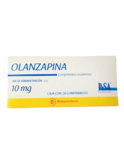 OLANZAPINA 10MG X 30 COMPRIMIDOS