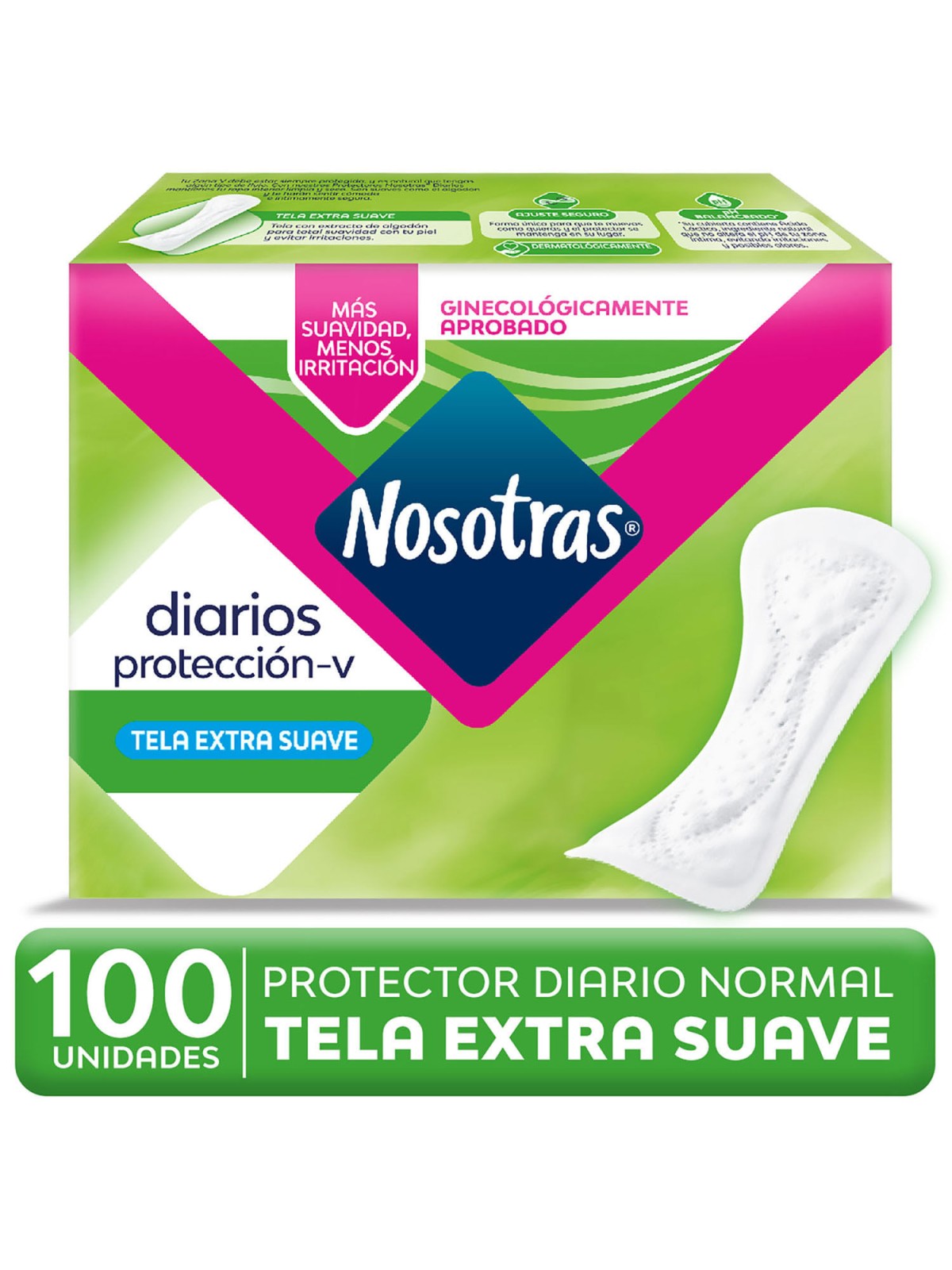 NOSOTRAS PROTECTOR DIARIO NORMAL X 100 UNIDADES