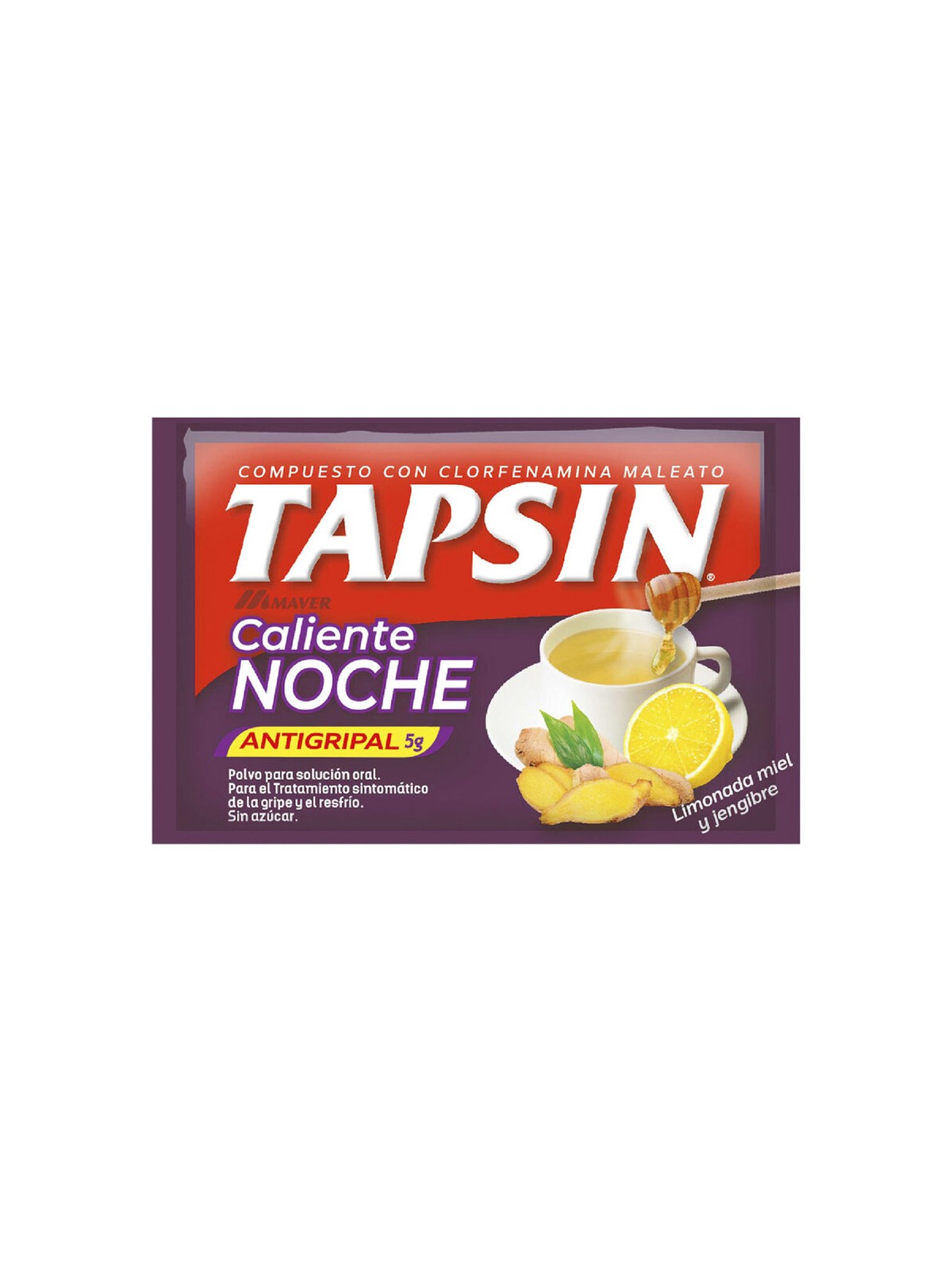 TAPSIN DIA COMPUESTO LIMÓN, MIEL Y JENGIBRE X 30 SOBRES