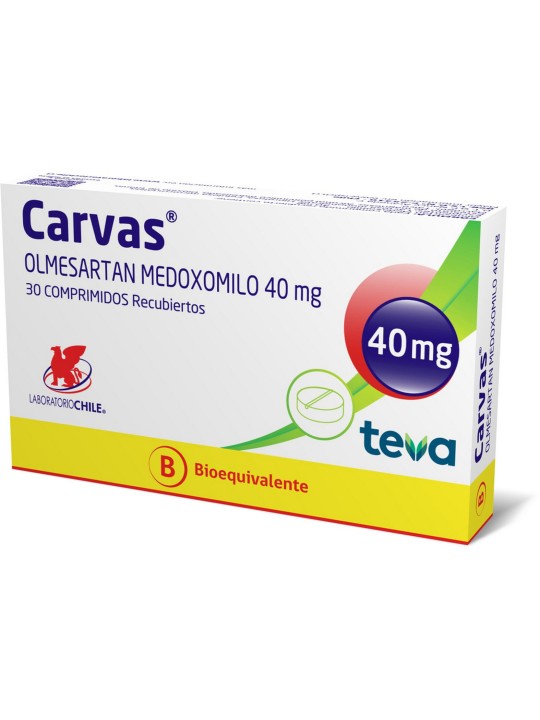 CARVAS 40 MG X 30 COMPRIMIDOS