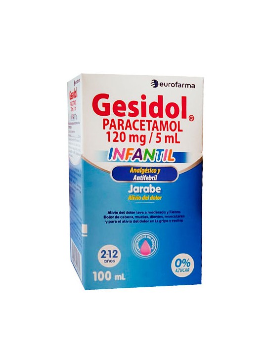GESIDOL JARABE 120MG/5ml X 100ML