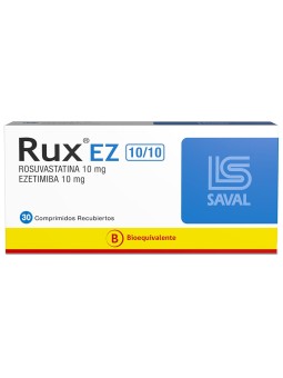 RUX EZ 10/10 MG X 30 COMPRIMIDOS RECUBIERTOS