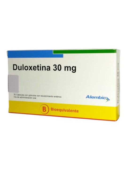 DULOXETINA 30MG X 30 CAPSULAS