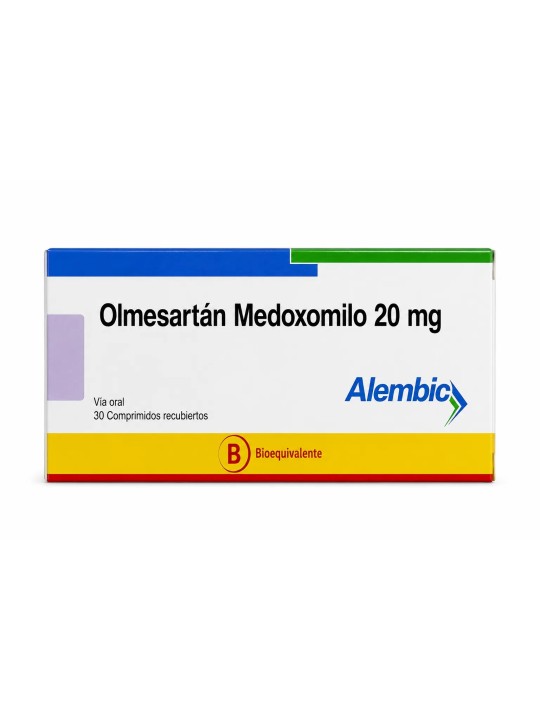 OLMESARTAN 20 MG X 30 COMPRIMIDOS