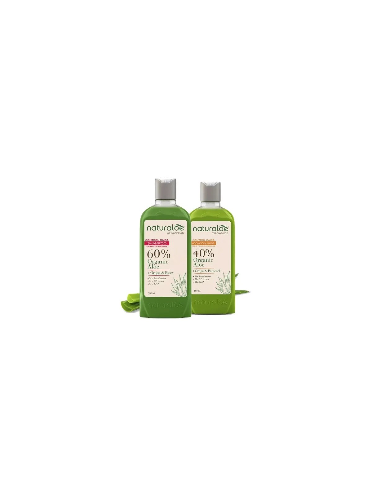 NATURALOE PACK SHAMPOO + ACONDICIONADOR CONTROL CAÍDA