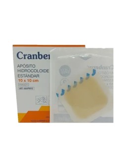 CRANBERRY APOSITO HIDRCOLOIDE ESTANDAR 10 X 10CM X 1 UNIDAD