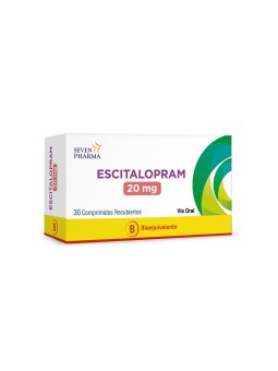 ESCITALOPRAM 20mg X 30 Comprimidos RECUBIERTOS
