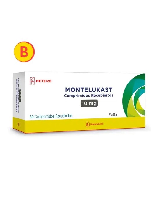 MONTELUKAST 10MG X 30 COMPRIMIDOS