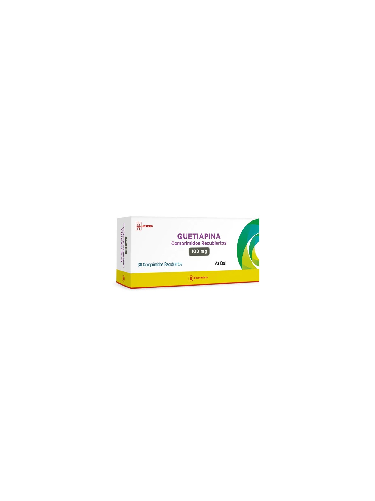 QUETIAPINA 100 MG X 30 COMPRIMIDOS RECUBIERTOS