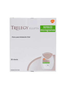 CENABAST TRELEGY ELLIPTA 92/55/22 MGC X 30 DOSIS