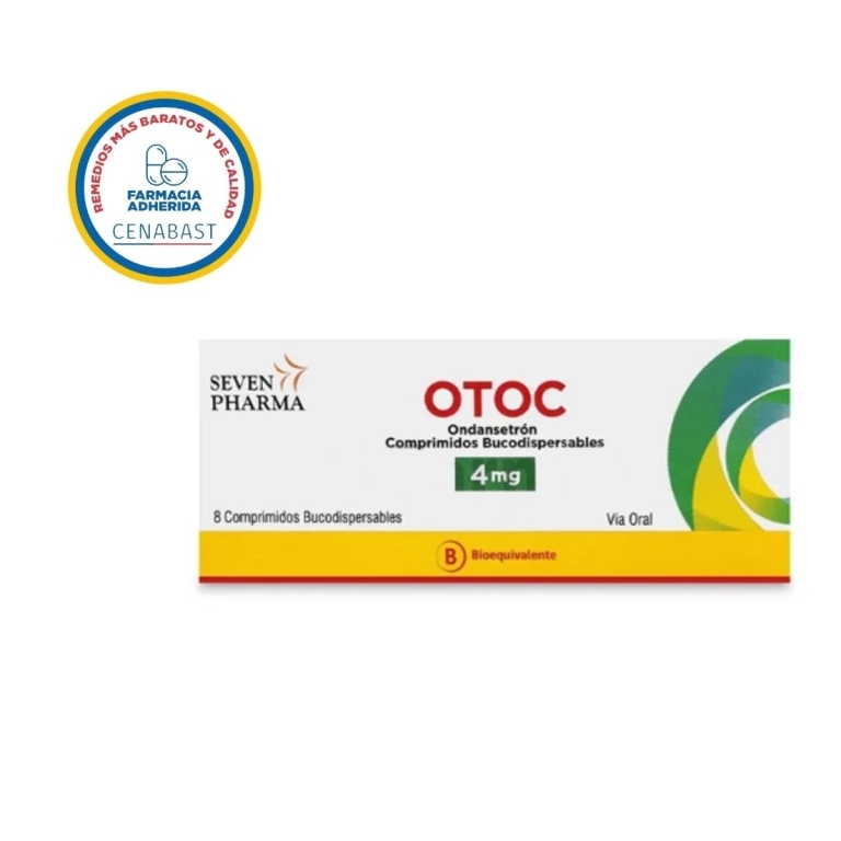 CENABAST OTOC 4 MG X 8 COMPRIMIDOS BUCODISPERSABLES