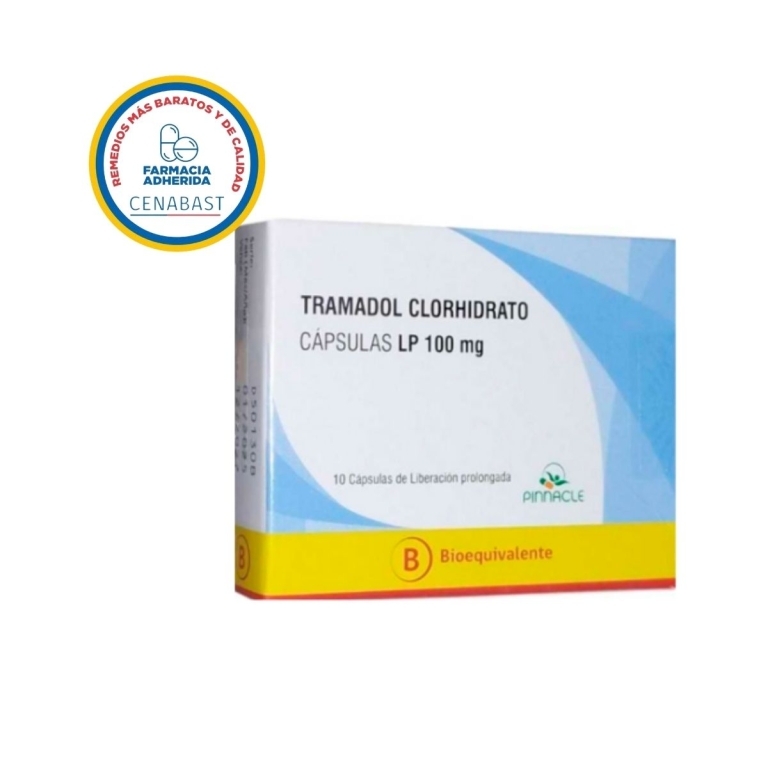 CENABAST TRAMADOL 100 MG X 10 CAPSULAS LIBERACIÓN PROLONGADA