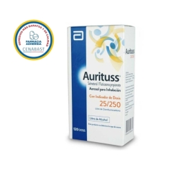 CENABAST AURITUSS 25 MCG / 250 MCG X 120 DOSIS