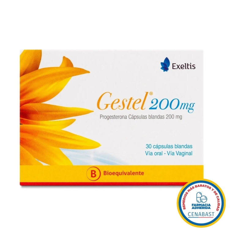 CENABAST GESTEL 200 MG X 30 CAPSULAS BLANDAS VAGINALES