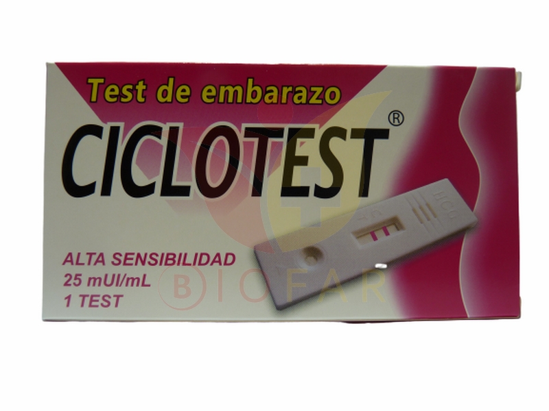CICLOTEST TEST EMBARAZO CASSETTE