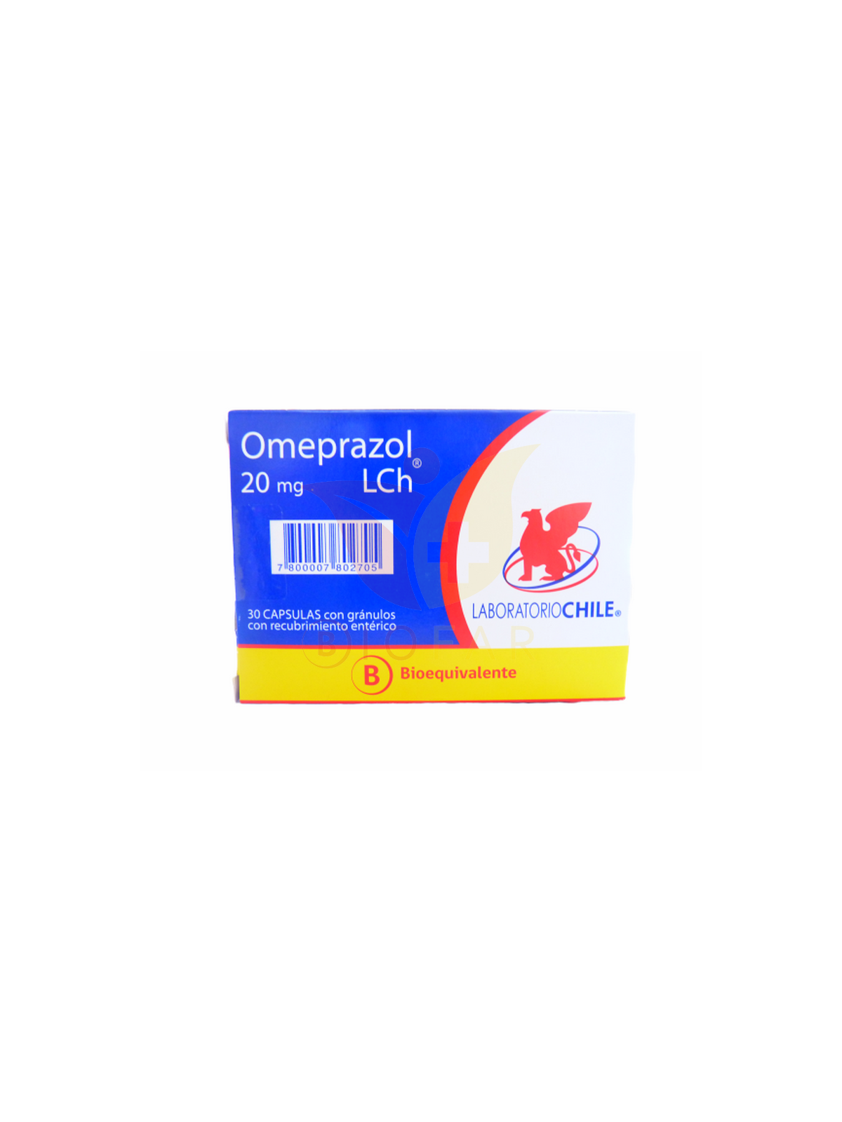 OMEPRAZOL  20mg X30CAP. Chile