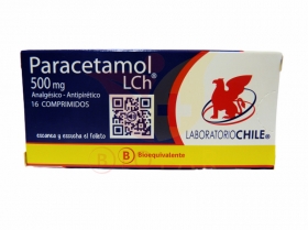 Paracetamol 500mg X16COM CHILE