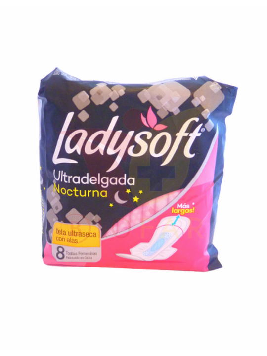 LADYSOFT NOCTURNA ULTRADELGADA C/ALAS X8