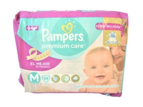 PAMPERS PREMIUM CARE MED X24