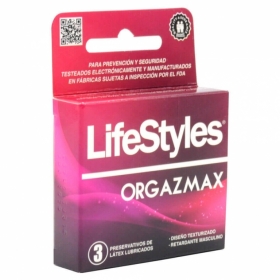 LIFESTYLES ORGAZMAX  X 3
